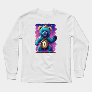 bear bitcoin market Long Sleeve T-Shirt